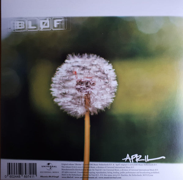 Bløf : Oktober - April - Pickering Sessies (LP,Album,Limited Edition,Reissue)