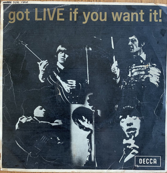 Rolling Stones, The : Got Live If You Want It! (7",45 RPM,EP,Mono)