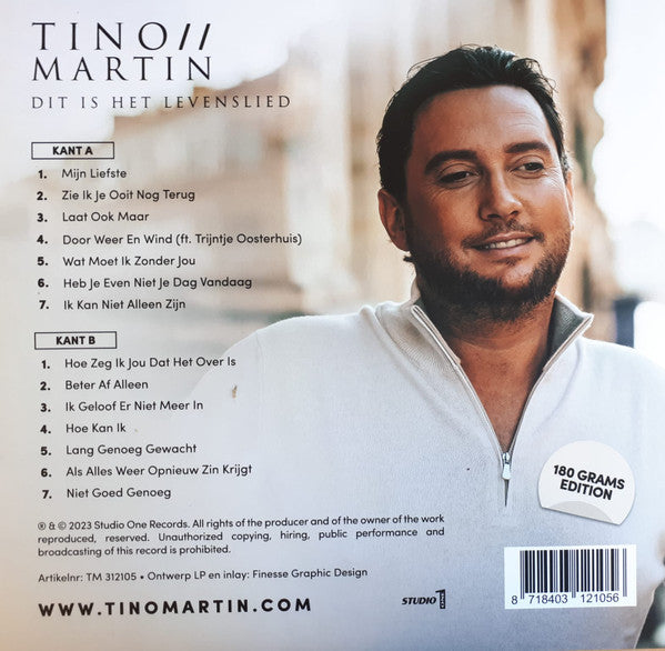 Tino Martin : Dit Is Het Levenslied (LP, Album)