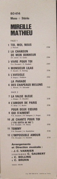 Mireille Mathieu : Olympia (LP,Album)