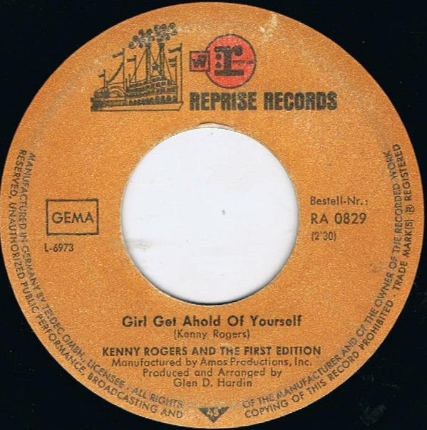 Kenny Rogers & The First Edition : Ruby, Don't Take Your Love To Town (7",45 RPM,Single)