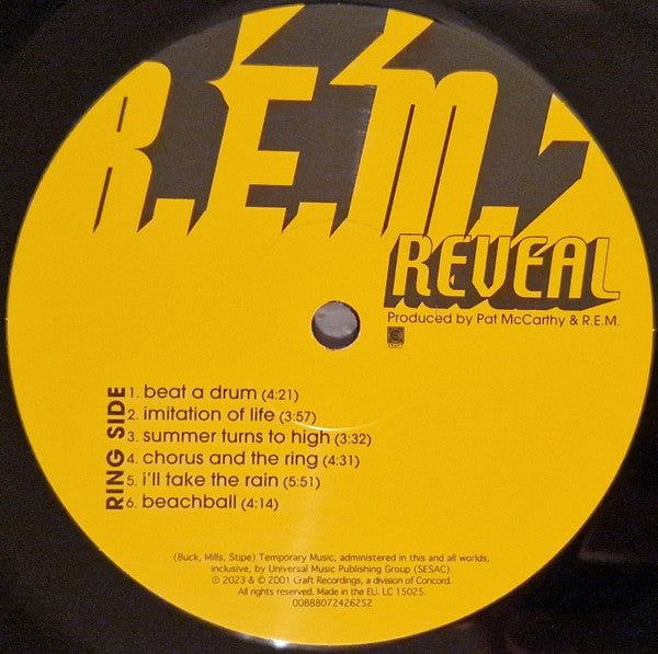 R.E.M. : Reveal (LP,Album,Reissue)