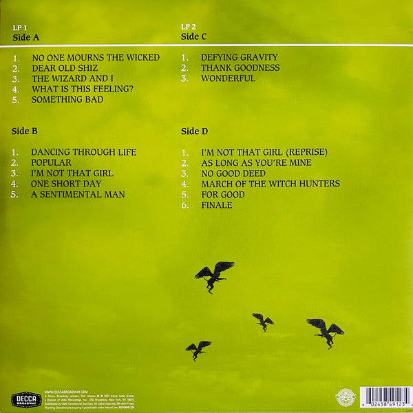 Stephen Schwartz : Wicked (Original Broadway Cast Recording) (LP,Limited Edition,Reissue)