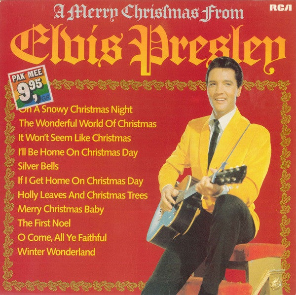 Elvis Presley : A Merry Christmas From Elvis Presley (LP,Album)