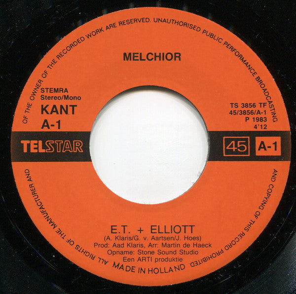 Melchior (3) : E.T. + Elliott (7")