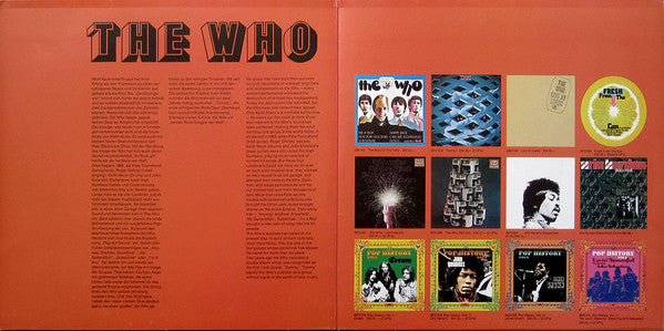 Who, The : Pop History Vol 4 (LP,Compilation)