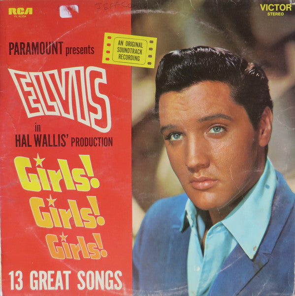 Elvis Presley : Girls! Girls! Girls! (LP,Album,Stereo,Reissue)