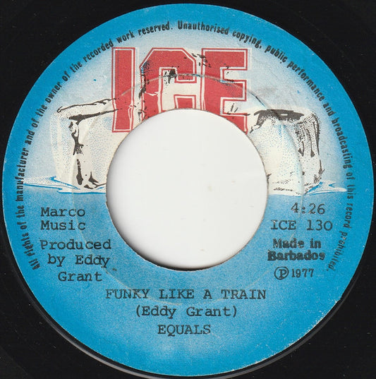 Equals, The : Funky Like A Train / Stone Cold Cat (7",45 RPM)