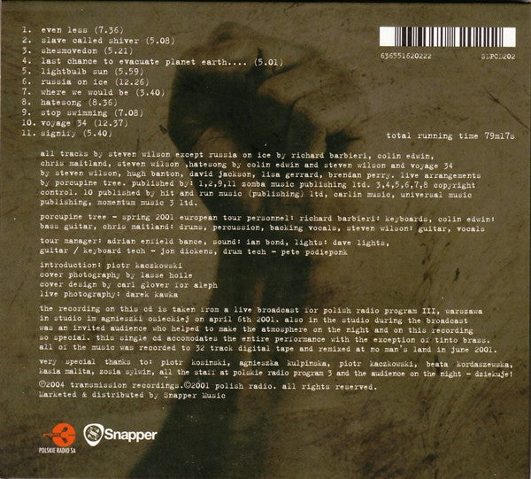 Porcupine Tree : Warszawa (Album,Reissue)