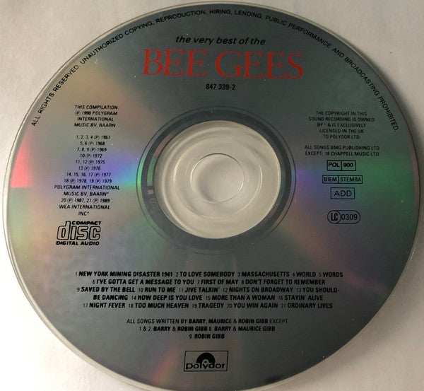 Bee Gees : The Very Best Of The Bee Gees (Compilation)