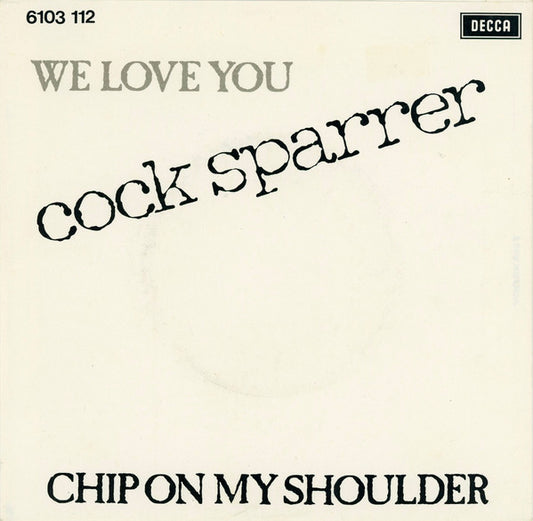 Cock Sparrer : We Love You (7",Single,Stereo)