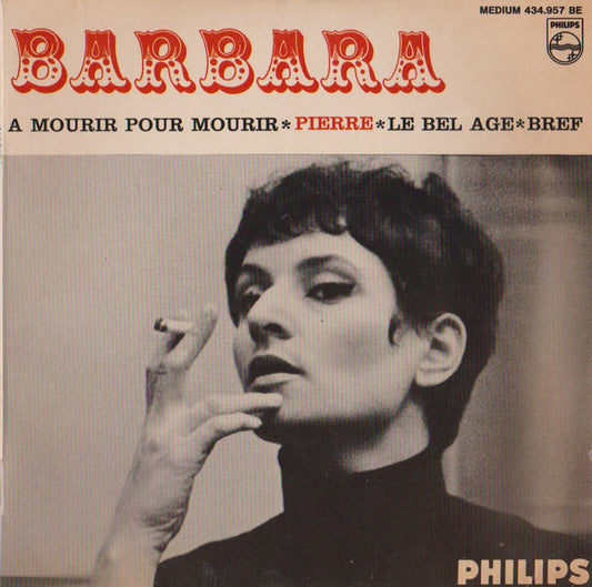 Barbara (5) : A Mourir Pour Mourir (7",45 RPM,EP,Mono)