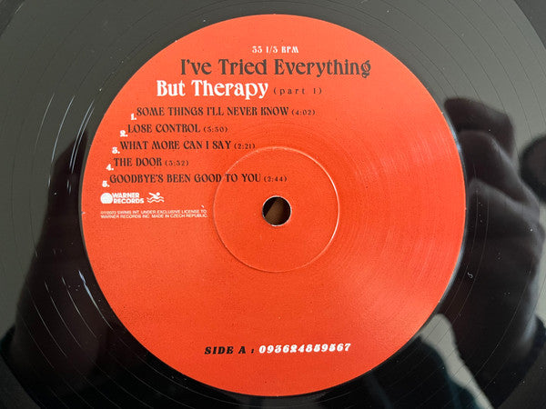 Teddy Swims : I've Tried Everything But Therapy (Part 1) (LP, Album)