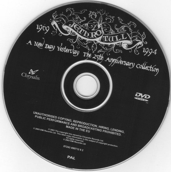 Jethro Tull : A New Day Yesterday - The 25th Anniversary Collection 1969-1994 (DVD-Video,PAL)