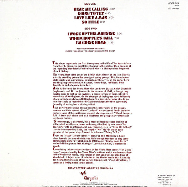 Ten Years After : Goin' Home! (LP,Compilation,Reissue)