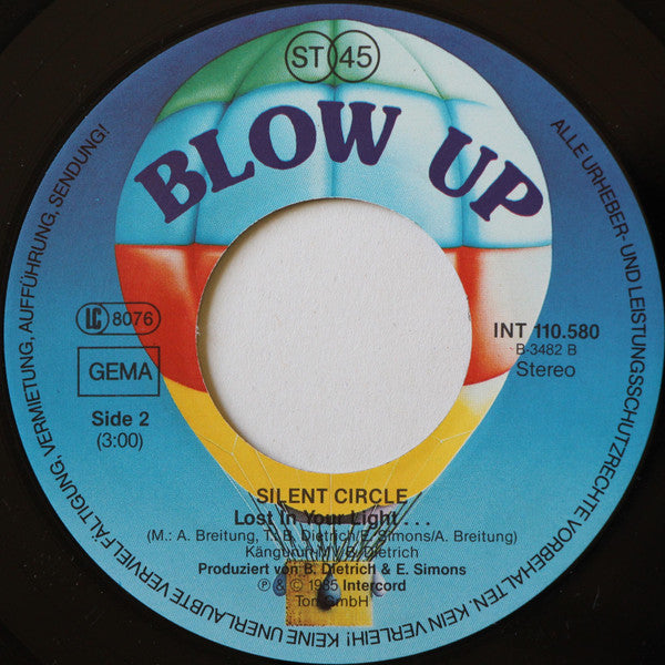 Silent Circle : Touch In The Night (7",45 RPM,Single)