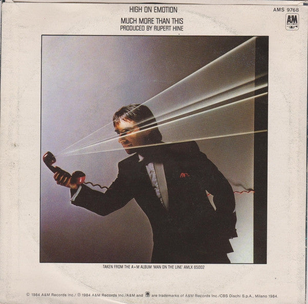 Chris De Burgh : High On Emotion (7",45 RPM,Single)