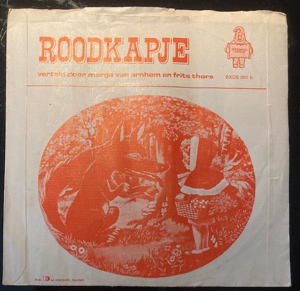 Marga van Arnhem & Frits Thors : Sneeuwwitje / Roodkapje  (7",33 ⅓ RPM,Mini-Album)