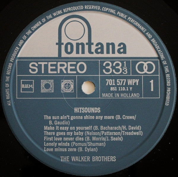 Walker Brothers, The : Hitsounds (LP,Compilation)