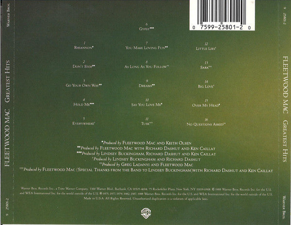 Fleetwood Mac : Greatest Hits (Compilation)