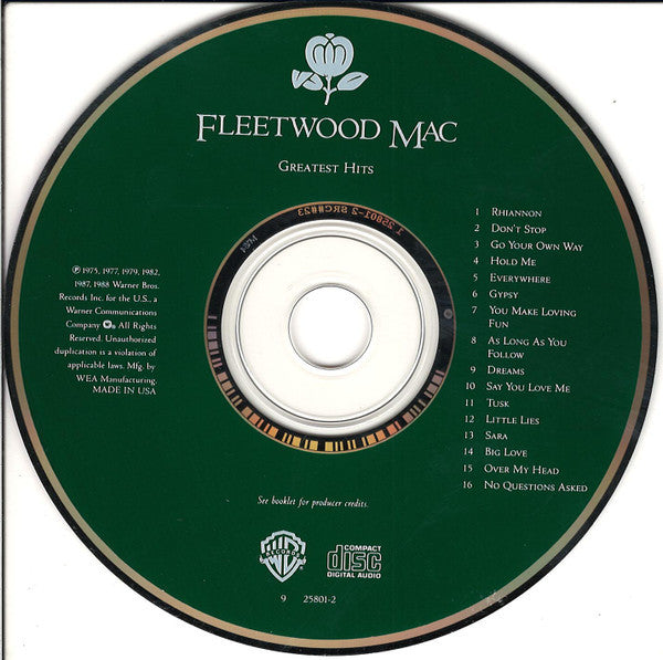 Fleetwood Mac : Greatest Hits (Compilation)