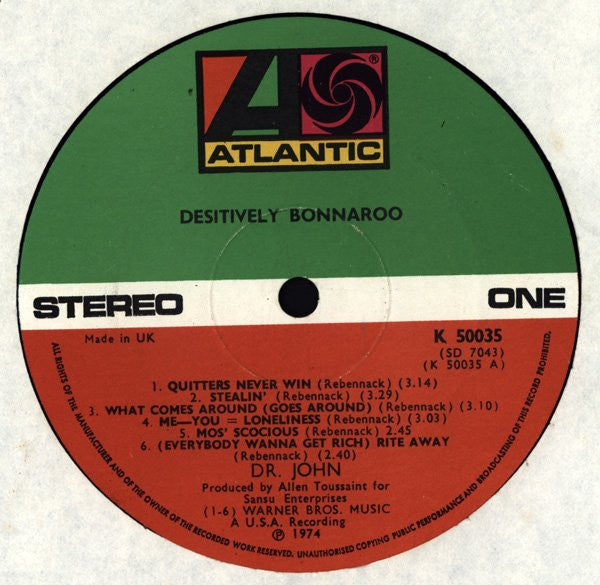 Dr. John : Desitively Bonnaroo (LP,Album)