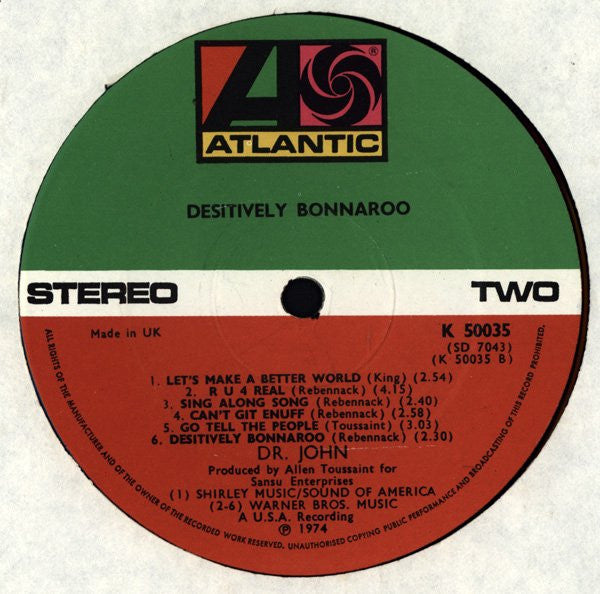 Dr. John : Desitively Bonnaroo (LP,Album)