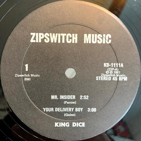 King Dice : Mr. Insider (12",EP)