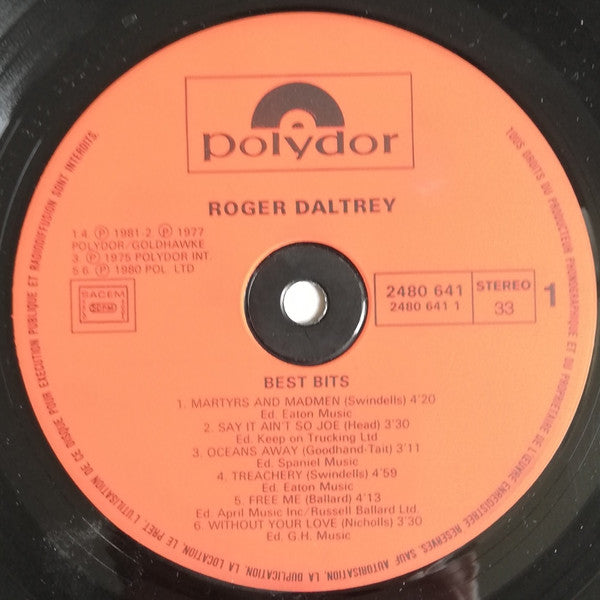 Roger Daltrey : Best Bits (LP,Compilation)
