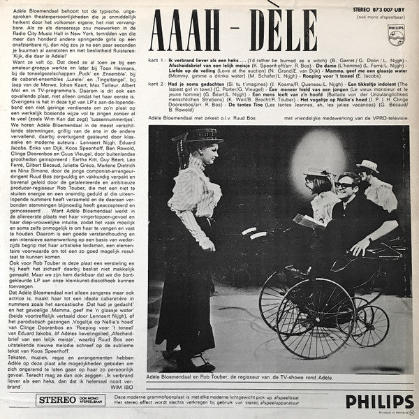 Adèle Bloemendaal : Aaah-Dèle (LP,Album,Reissue,Repress)