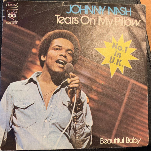 Johnny Nash : Tears On My Pillow (I Can't Take It) (7",45 RPM,Single,Stereo)