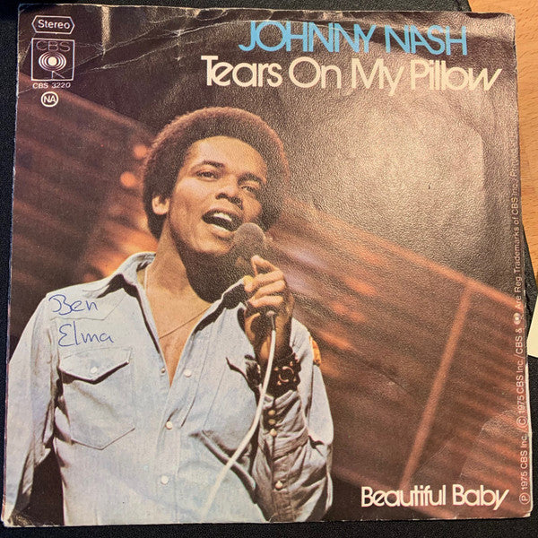 Johnny Nash : Tears On My Pillow (I Can't Take It) (7",45 RPM,Single,Stereo)