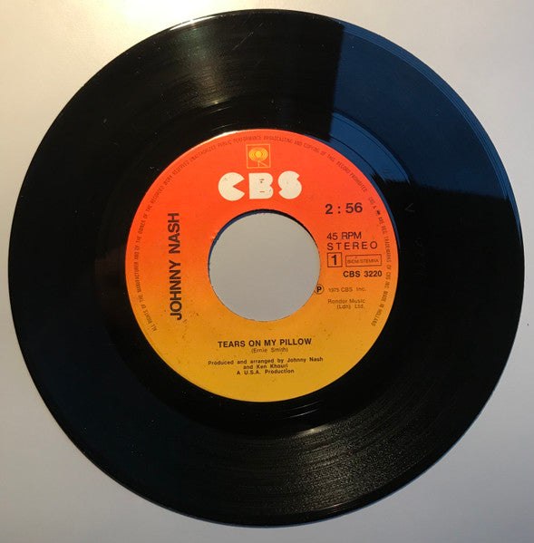 Johnny Nash : Tears On My Pillow (I Can't Take It) (7",45 RPM,Single,Stereo)