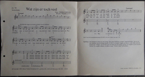 Thera Coppens, Frans Luyt : Wat Zijn Er Toch Veel! / Sneeuw Op De Brievenbus (7",45 RPM)