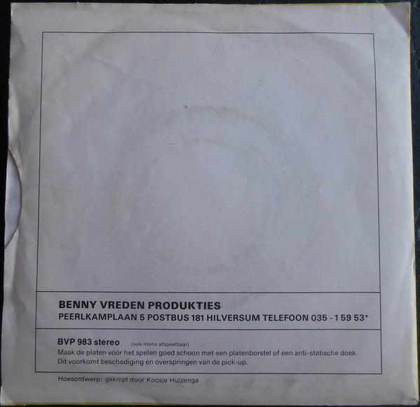 Thera Coppens, Hans Peters Jr. : Vijf Kabouters / Hoeveel Tenen? (7",45 RPM,Stereo)