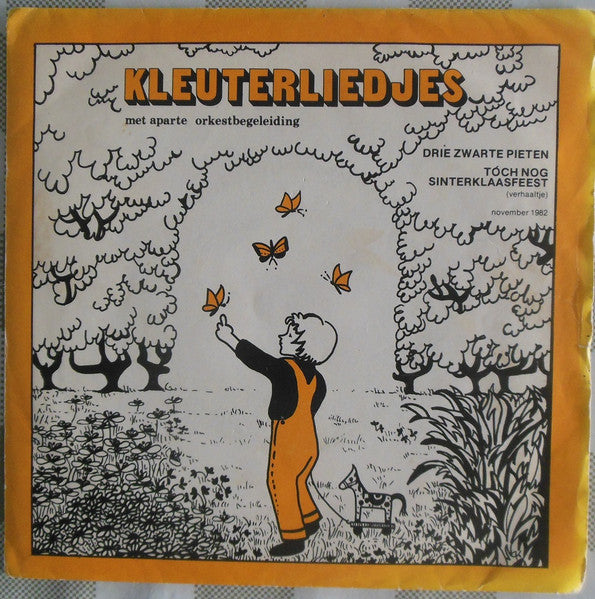 Ria Hendriks, Frans Luyt : Drie Zwarte Pieten / Tóch Nog Sinterklaasfeest (7",45 RPM,Stereo)