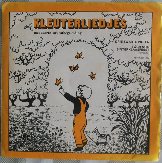 Ria Hendriks, Frans Luyt : Drie Zwarte Pieten / Tóch Nog Sinterklaasfeest (7",45 RPM,Stereo)