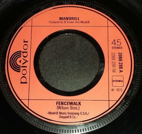 Mandrill : Fencewalk (7",Single)
