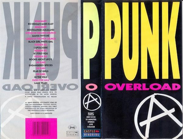 Various : Punk Overload (PAL,Compilation,Stereo)