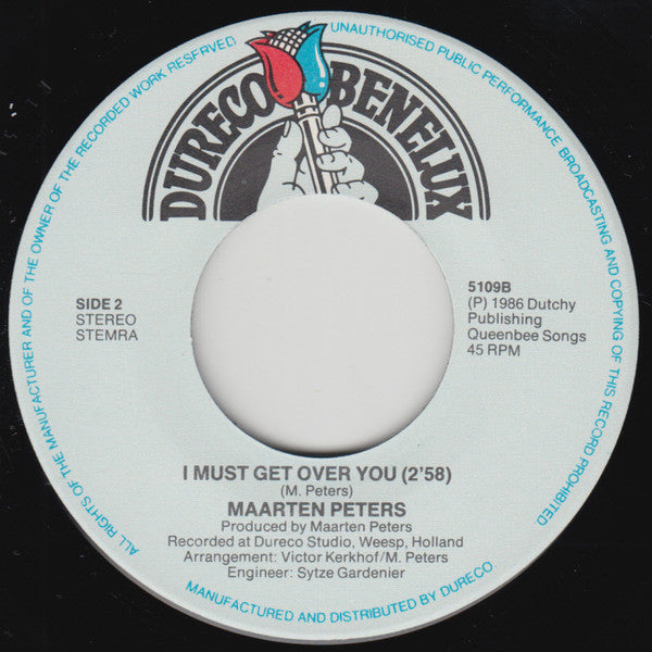 Maarten Peters : Waste Of Time (7",Single,45 RPM)