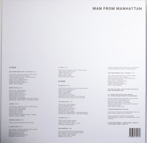 Eddie Howell & Freddie Mercury : Man From Manhattan (LP,Compilation,Limited Edition)