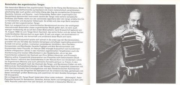 Carel Kraayenhof, Sexteto Canyengue, Nederlands Kamerkoor, Concertgebouw Chamber Orchestra, Ed Spanjaard : Tango Royal (Album)