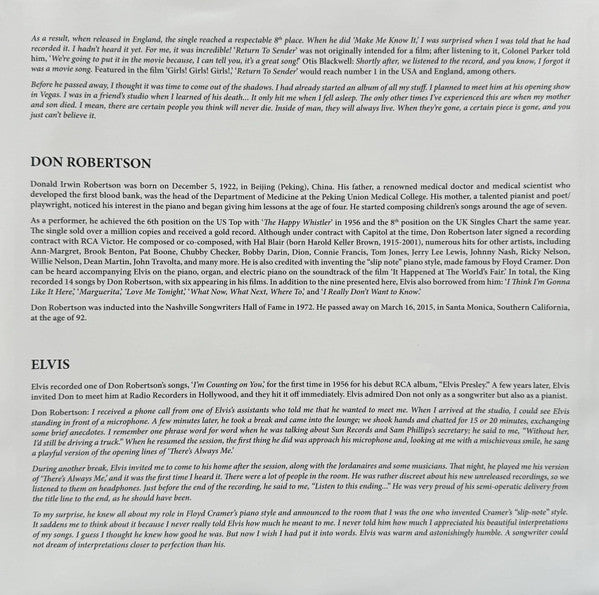 Elvis Presley : I'm Counting On Them (LP,Record Store Day,Compilation,Deluxe Edition)