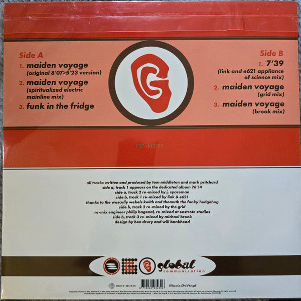 Global Communication : Maiden Voyage (12", RSD, Num, RE, 180)