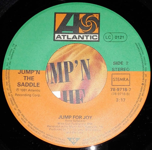 Jump 'N The Saddle : The Curly Shuffle (7",Single,45 RPM)