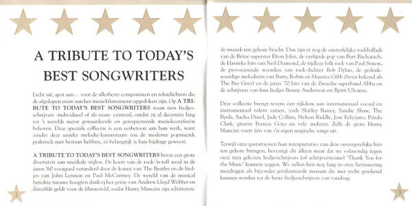 Various : A Tribute To Today's Best Songwriters (Album,Compilation,Stereo)