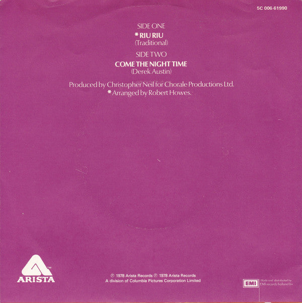Chorale (2) : Riu Riu (7",45 RPM,Single,Stereo)