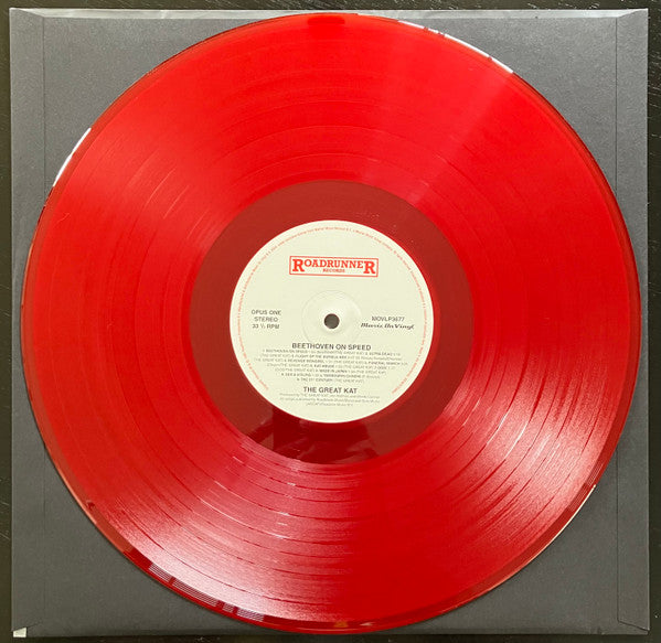 The Great Kat : Beethoven On Speed (LP, Album, Ltd, Num, RE, Red)
