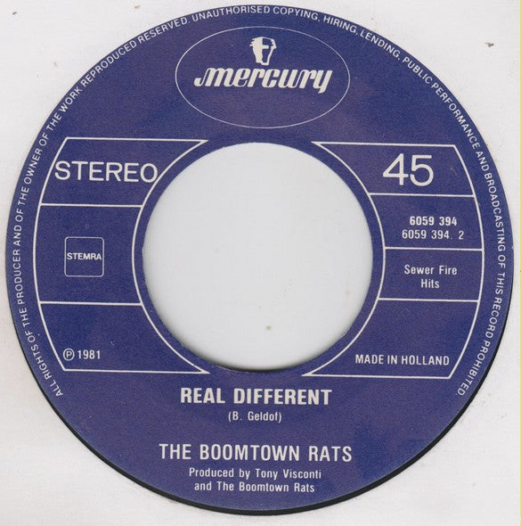 Boomtown Rats, The : The Elephants Graveyard (Guilty) (7",45 RPM,Single)