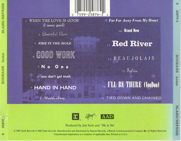 BoDeans : Home (Album)